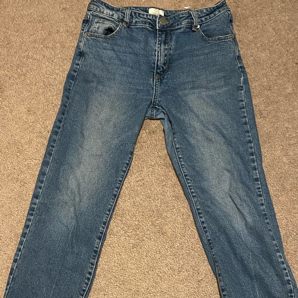 Blue Jeans/ Mid Slim Straight